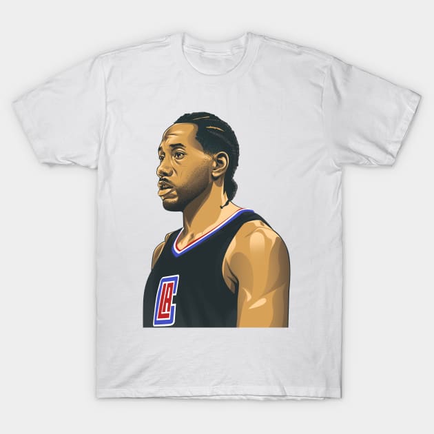 Kawhi Leonard Vector Tees T-Shirt by knnthmrctn